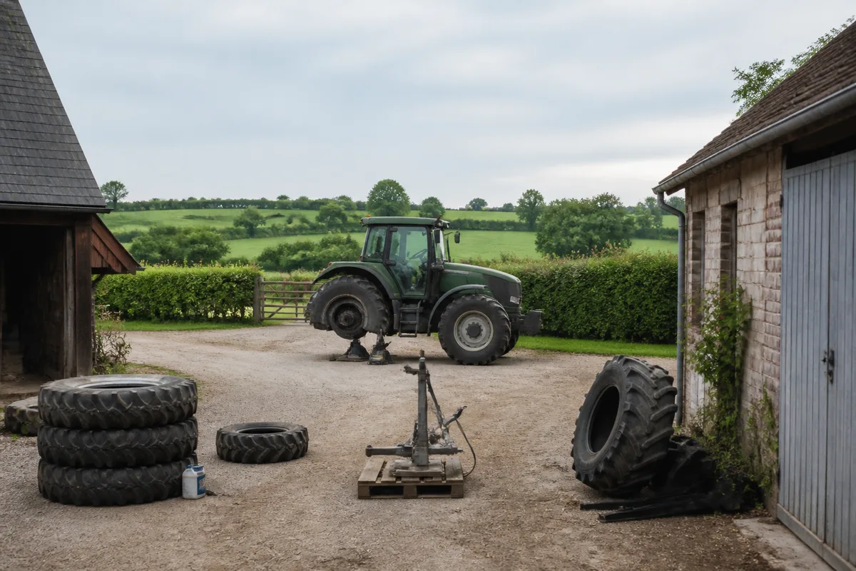 Tarif de montage d'un pneu de tracteur : les fourchettes